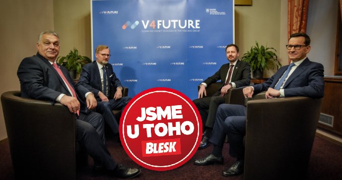Jednání premiérů V4 v Košicích, (24.11.2022).