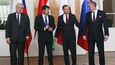 Setkání prezidentů Visegrádské čtyřky v Polsku