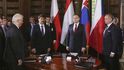 Setkání prezidentů Visegrádské čtyřky v Polsku Setkání prezidentů Visegrádské čtyřky v Polsku