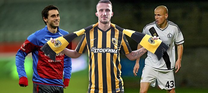 Fotbalisté Kamil Vacek, Tomáš Pekhart a Adam Hloušek v tuto chvíli do české reprezentace nepatří