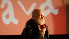 Karel Vachek (†80) na Mezinárodním festivalu dokumentárního filmu v Jihlavě (27. 10. 2019)