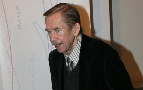 Václav Havel při říjnových oslavách svých pětasedmdesátin.