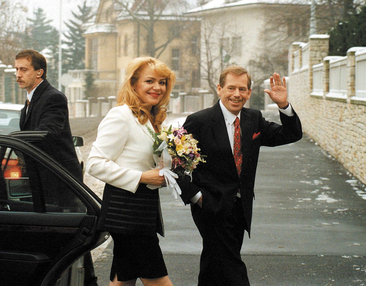 Václav Havel a Dagmar Havlová.