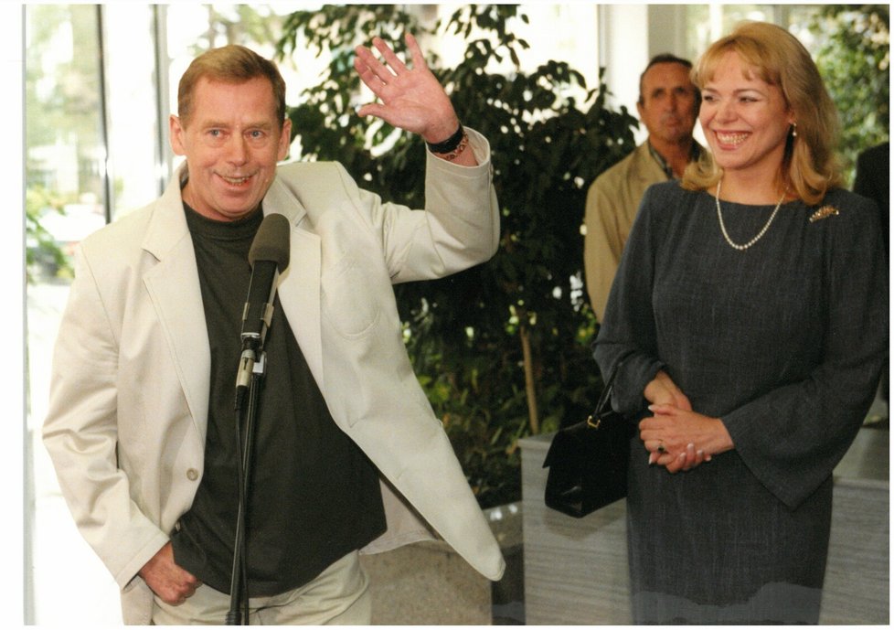 Dagmar Havlová a Václav Havel
