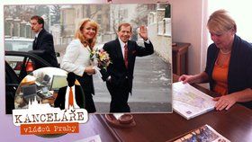 Starostka Hujová z Prahy 3 má dvě kanceláře - v jedné se ženil Václav Havel.