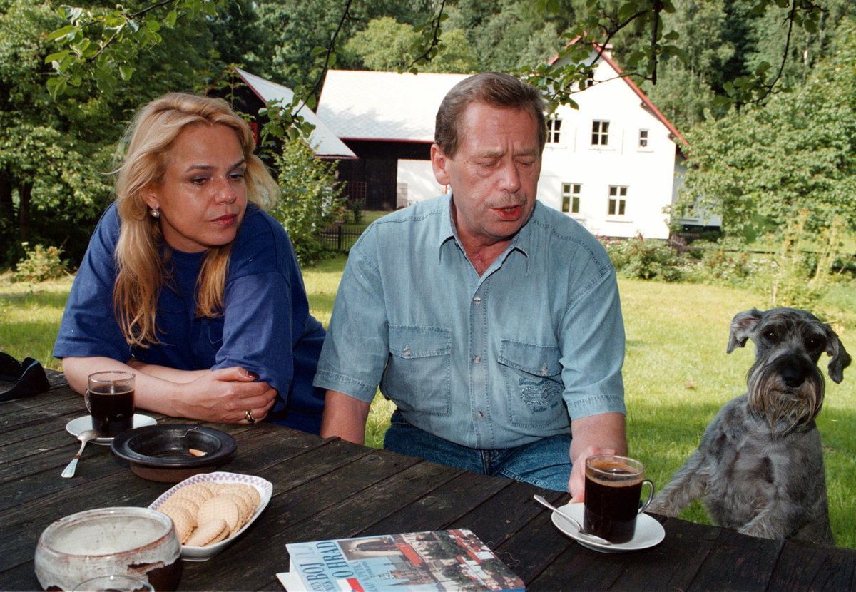 Václav Havel a Dagmar Havlová