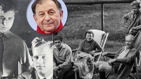 Václav a Ivan Havlovi na archivních rodinných fotografiích, které zveřejnila Česká televize