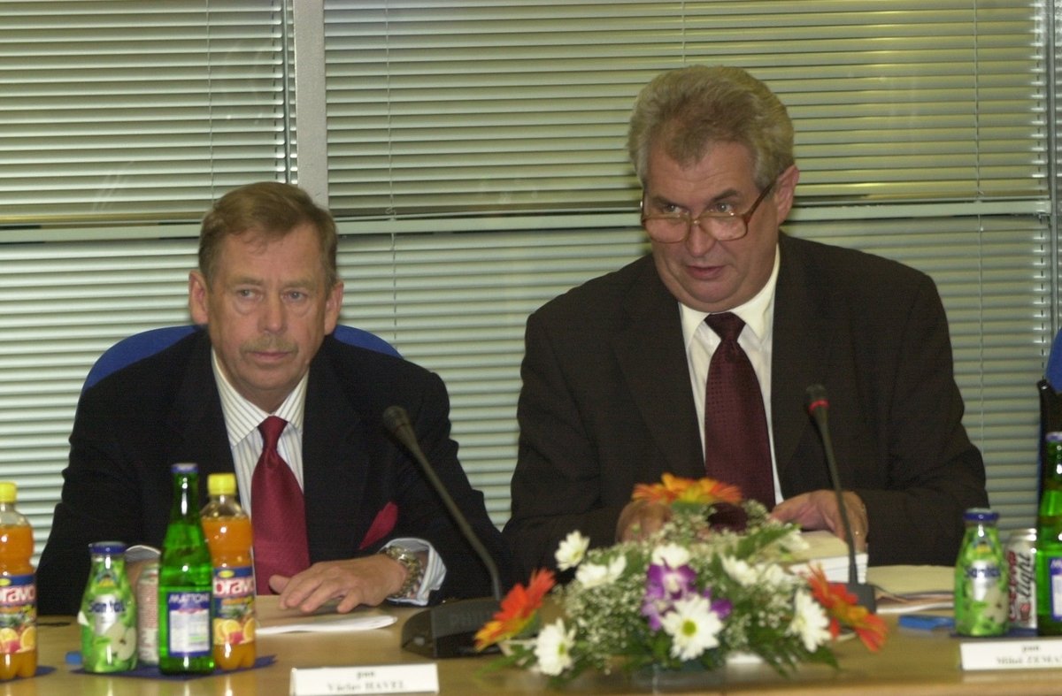Václav Havel Miloš Zeman