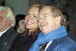 Václav Havel s manželkou Dagmar Havlovou
