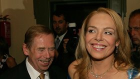 Václav Havel s manželkou Dagmar Havlovou