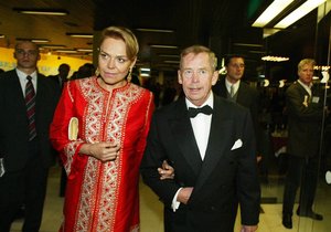 Václav Havel s manželkou Dagmar Havlovou