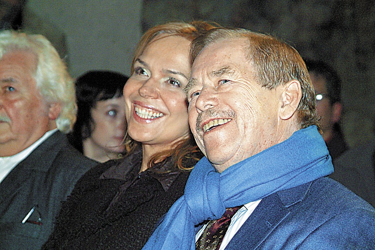 Václav Havel s manželkou Dagmar Havlovou