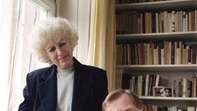 Václav Havel a jeho první žena Olga