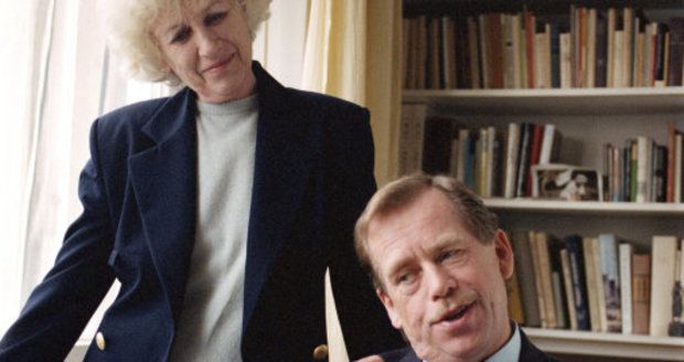 Václav Havel a jeho první žena Olga