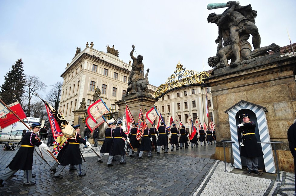 Pohřeb Václava Havla v prosinci 2011