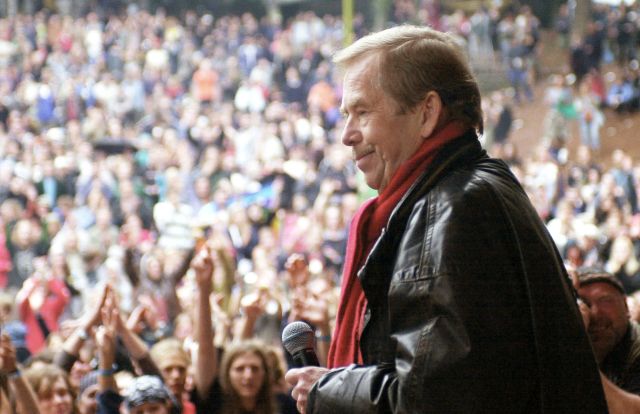 Václav Havel na trutnovském hudebním festivalu