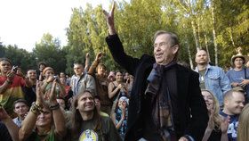 Václav Havel na trutnovském hudebním festivalu