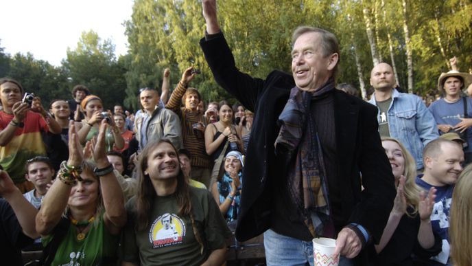 Ikonou festivalu byl v minulosti prezident Václav Havel