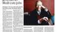 Britský Guardian a Václav Havel - Titulní strana z 19. prosince 2011
