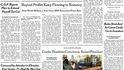 NYTimes a Václav Havel - Titulní strana z 19. prosince 2011