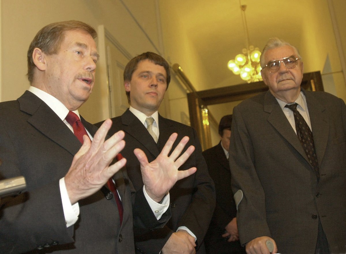 Václav Havel se Zdeňkem Kesslerem.