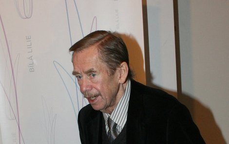 Václav Havel při říjnových oslavách svých pětasedmdesátin.