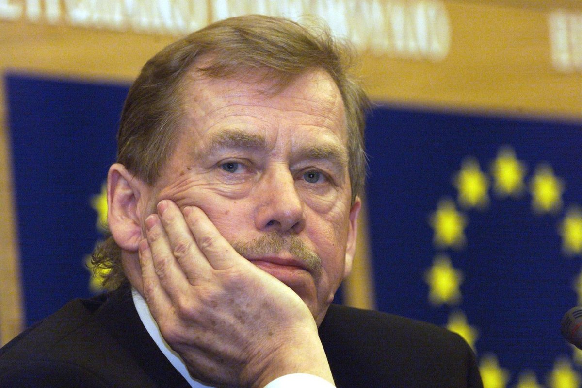 2000: Václav Havel na konferenci v Štrasburgu