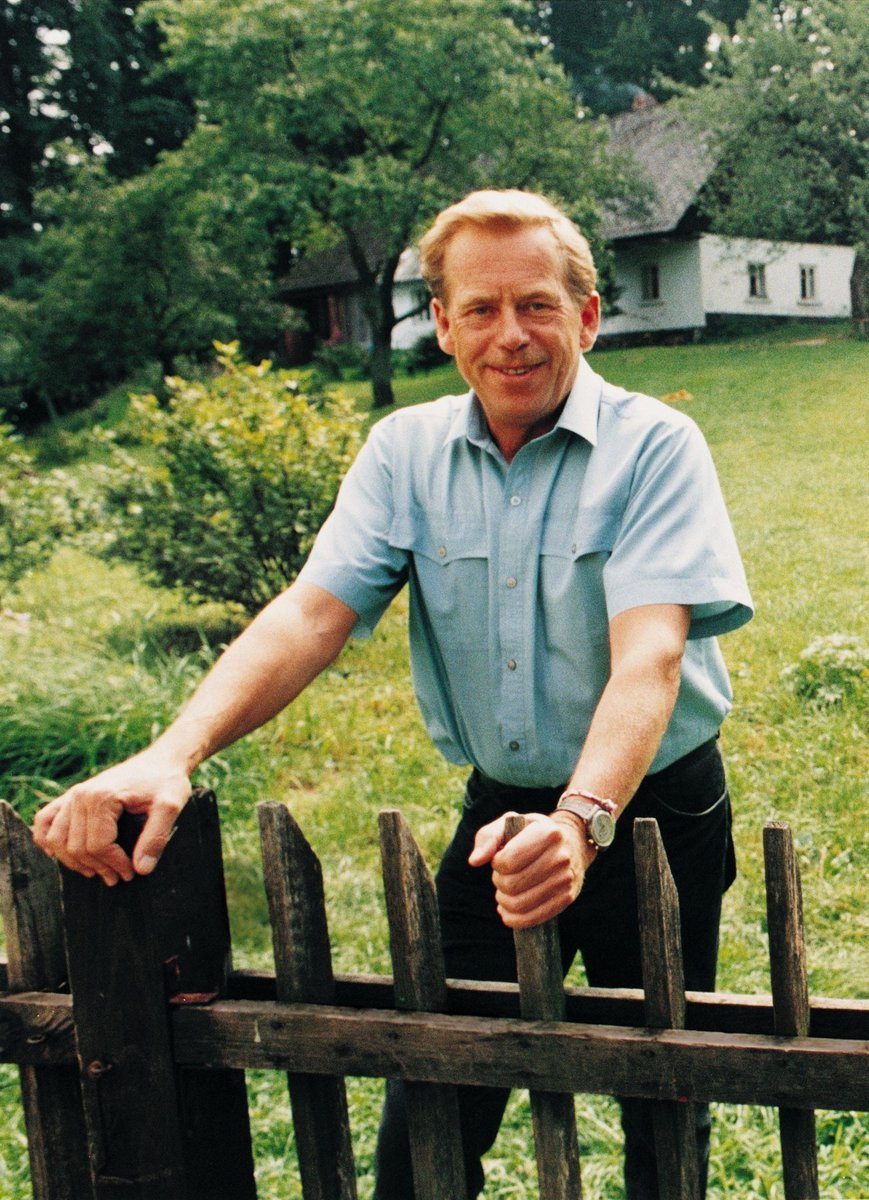 Červenec 2002: Václav Havel na Hrádečku