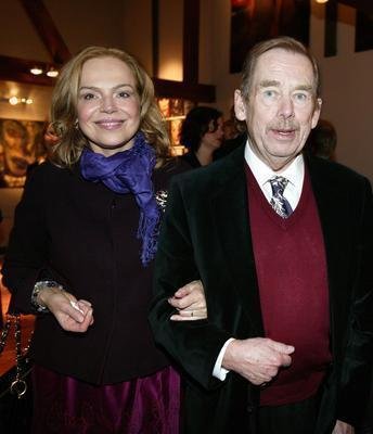 Václav Havel a jeho žena Dagmar