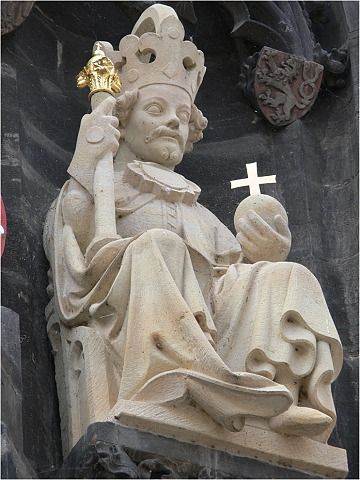 Václav IV. na Mostecké věži