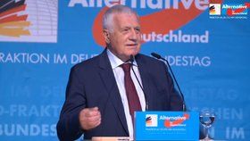 Exprezident Václav Klaus hovořil v Berlíně na akci opoziční Alternativy pro Německo (AFD). Nové předsednictví Německa v EU podle něj není dobrou zprávou.(30.6.2020)