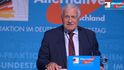 Exprezident Václav Klaus hovořil v Berlíně na akci opoziční Alternativy pro Německo (AFD)