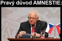 Internet se směje Klausovi: Amnestií chce osvobodit zloděje propisek