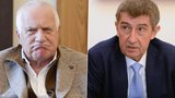 Klaus: Sobotka s Babišem se milují! Babiš pro lidi nic dobrého neudělal