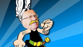 Evropa se směje: Klaus je Asterix!
