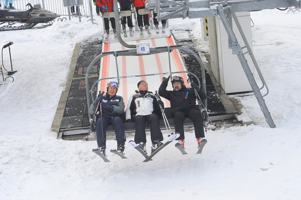 Exprezident Václav Klaus vyrazil na lyže