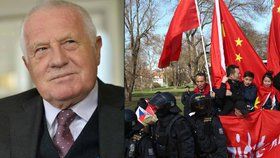 Exprezident Václav Klaus se pro Blesk.cz vyjádřil k nekončícím debatám o čínské návštěvě v Praze.