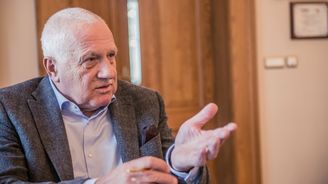 Václav Klaus: Vyhovuje mi, že nemáme vládu. Nad Babišovým návrhem jsem vrtěl hlavou