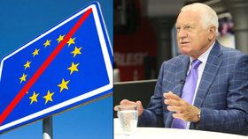 Bývalý prezident Václav Klaus vidí v konci Evropské unie šanci pro Evropu.