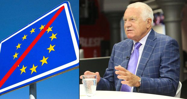 Klaus: Czexit je až plán B. Pokud to bude s Evropskou unií beznadějné