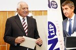 Václav Klaus zdůraznil nutnost dodržování lustračního zákona. Andrej Babiš o lustraci zatím nepožádal