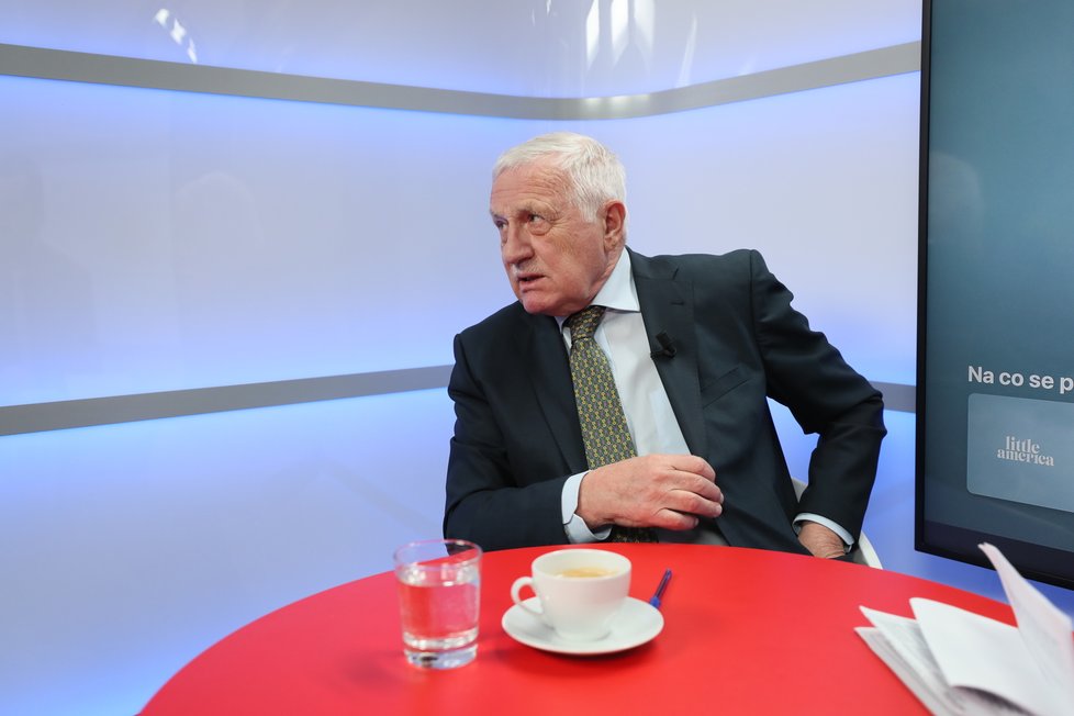 Exprezident Václav Klaus byl hostem pořadu Epicentrum na Blesk.cz (10. 2. 2020).