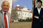 Václav Klaus se z Hradu přesune na zámek. Miliardář Kellner pro Klausův institut vybral barokní zámeček v Praze na Hanspaulce