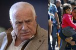 Český exprezident Václav Klaus opět zkritizoval Brusel kvůli migrační krizi.