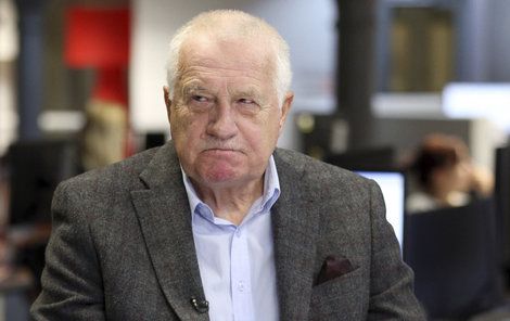 Václav Klaus ve studiu Blesku po 1. kole prezidentských voleb (15. ledna 2018)