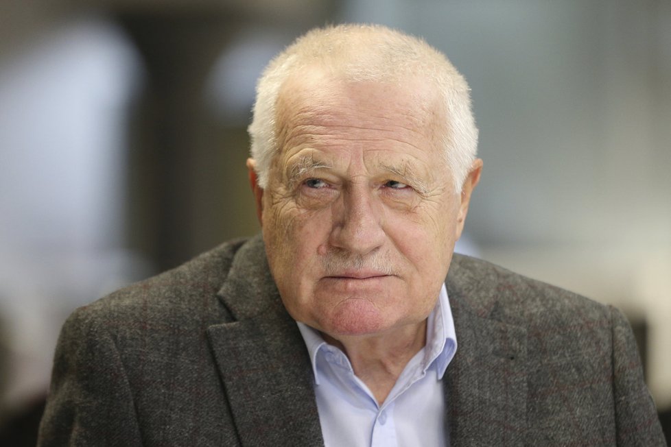 Václav Klaus ve studiu Blesku po 1. kole prezidentských voleb (15. ledna 2018)