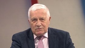 Exprezident Václav Klaus na CNN Prima News