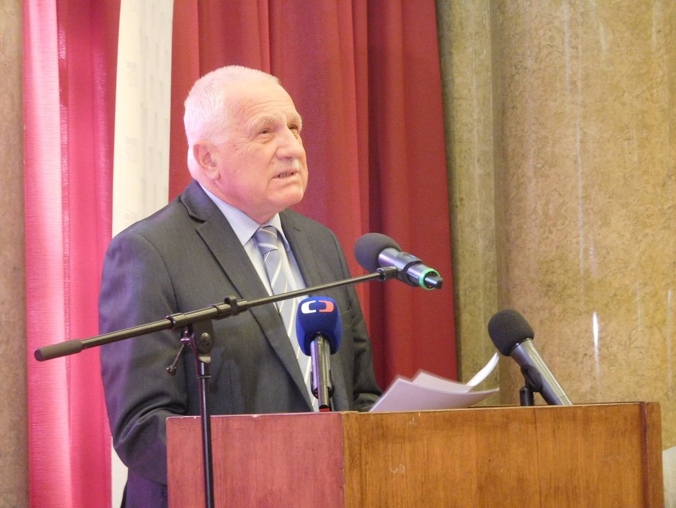 Václav Klaus na semináři k 25. výročí od založení ODS