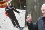 Exprezident Václav Klaus pokřtil další knihu a chystá se na lyže.