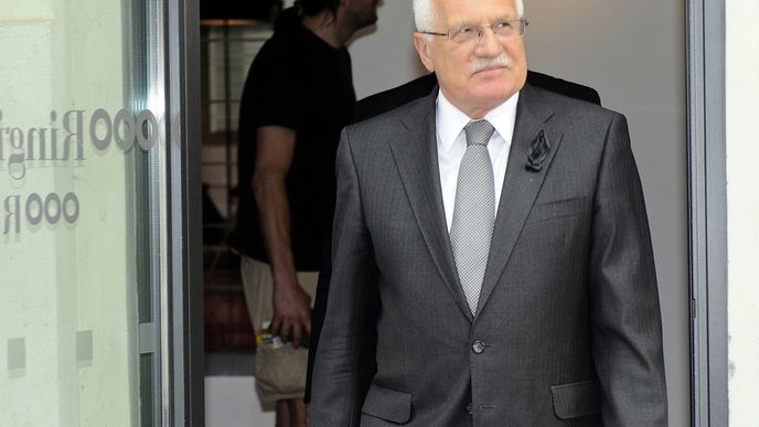 Prezident Václav Klaus navštívil vydavatelství Ringier ČR